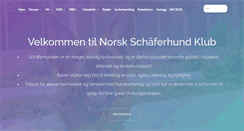 Desktop Screenshot of norskschaeferhund.com