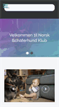 Mobile Screenshot of norskschaeferhund.com